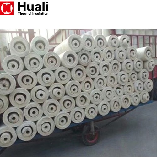 heat resistant 1260 aluminum silicate ceramic fiber wool tube for boiler  insulation refractory