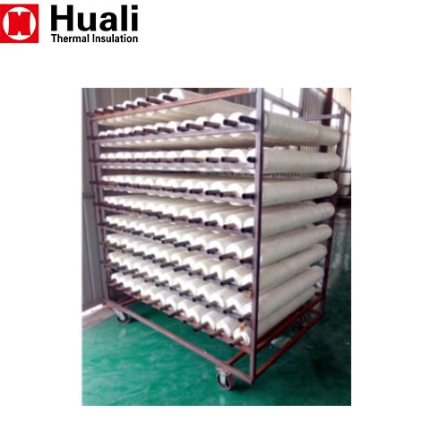 heat resistant 1260 aluminum silicate ceramic fiber wool tube for boiler  insulation refractory